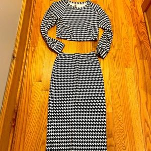 American Apparel Skirt and Crop top!